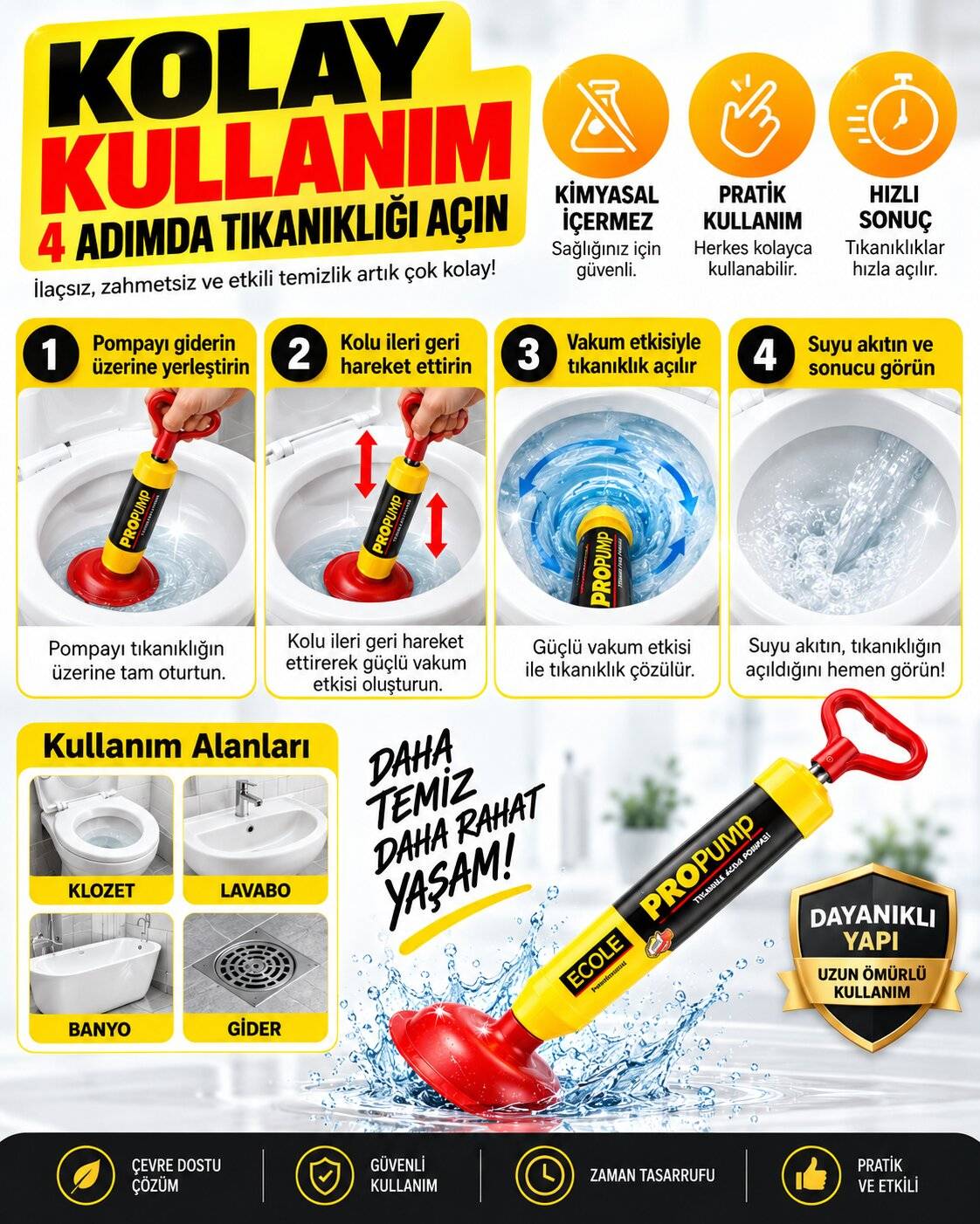 Tıkanıklığa güçlü çözüm