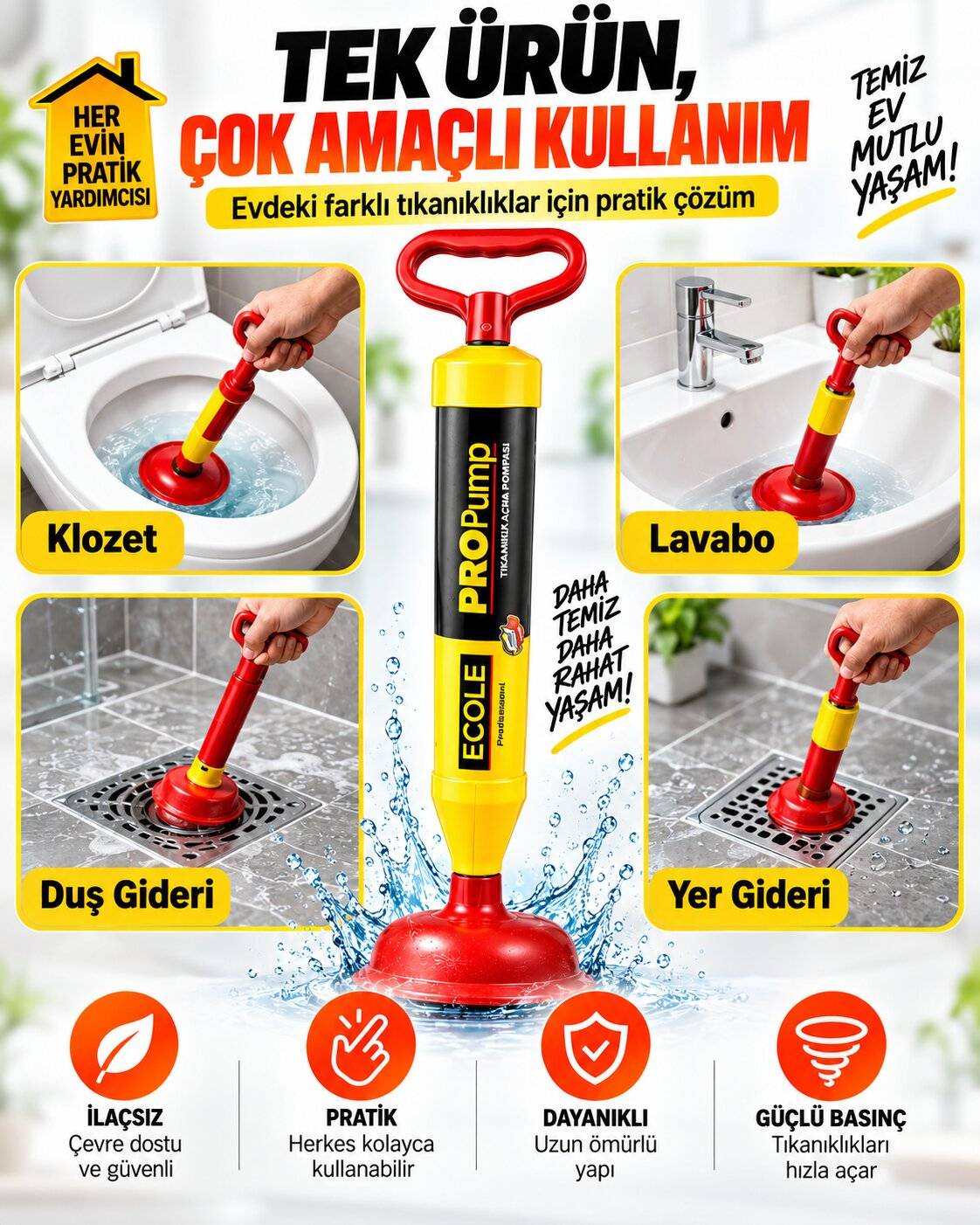 4 adımda kolay kullanım